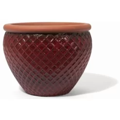 Kirschke Pflanzgefäß Farmhouse Shed 20 Cm Washed Red