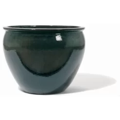 Kirschke Pflanzgefäß Mandarin Song Ø 20 Cm X 16 Cm Leaf Green