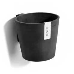 Ecopots Pflanztopf Amsterdam Wall Dunkelgrau 20 Cm X 17,5 Cm