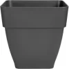 Elho Blumentopf Vibia Campana Viereckig 30 Cm X 30 Cm X 28 Cm Anthrazit