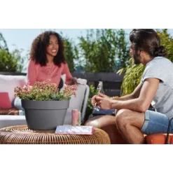 Elho Schale Loft Urban Ø 35 Cm Anthrazit -Schwingen Sie Ihre Topfpflanzen. 1359389 4667 3