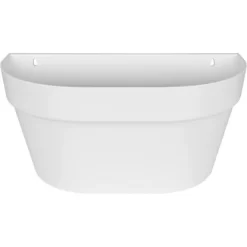 Elho Blumentopf Loft Urban Wandhängetopf 40 Cm X 19 Cm Weiß