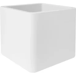 Elho Blumentopf Pure Soft Brick Rollen 40 Cm X 40 Cm X 39 Cm Weiß