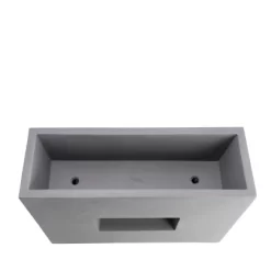 Pflanzwerk® Pflanzkübel Vista 53 Cm X 75 Cm X 27 Cm Grau -Schwingen Sie Ihre Topfpflanzen. 145665 11001500 4