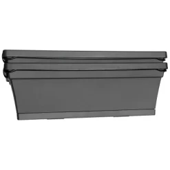 Ebertsankey Pflanzkasten Athen 2er-Set Inkl. Halter Athen 50 Cm Anthrazit