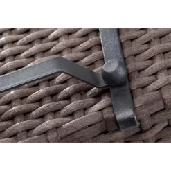 Gartenfreude Balkonkasten Polyrattan 47 Cm X 17 Cm Mocca 4er-Set -Schwingen Sie Ihre Topfpflanzen. 159786 4655 pt03