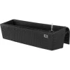 Gartenfreude Balkonkasten Polyrattan 82 Cm X 25 Cm Anthrazit