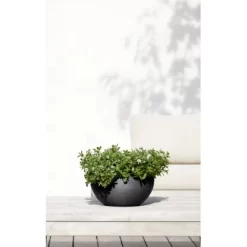 Ecopots Pflanztopf Brussels Dunkelgrau 30 Cm X 14 Cm -Schwingen Sie Ihre Topfpflanzen. 2100 Brussels30DarkGrey 90