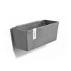 Ecopots Pflanztopf Manhattan Wall M Grau 35 Cm X 17,4 Cm X 15 Cm