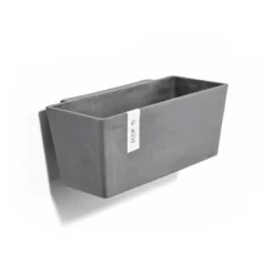Ecopots Pflanztopf Manhattan Wall M Grau 35 Cm X 17,4 Cm X 15 Cm