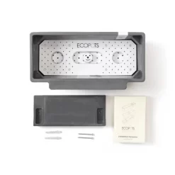 Ecopots Pflanztopf Manhattan Wall M Grau 35 Cm X 17,4 Cm X 15 Cm -Schwingen Sie Ihre Topfpflanzen. 2100 ManhattanWallMGrey 20