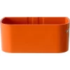 KalaMitica Kunststoffgefäß Mit Magnet Kasten 14 Cm X 7 Cm Orange