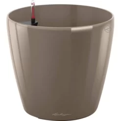 Lechuza Pflanzgefäß Classico Premium Ø 60 Cm X 56 Cm Taupe Hochglanz