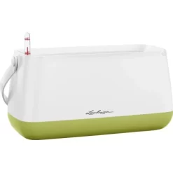 Lechuza Pflanzgefäß Yula Pflanztasche 38 Cm X 17 Cm X 33 Cm Weiß-Grün