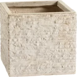 Pflanztopf Bernay 22 Cm X 23 Cm X 23 Cm Beige