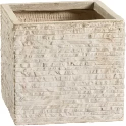 Pflanztopf Bernay 27 Cm X 29 Cm X 29 Cm Beige