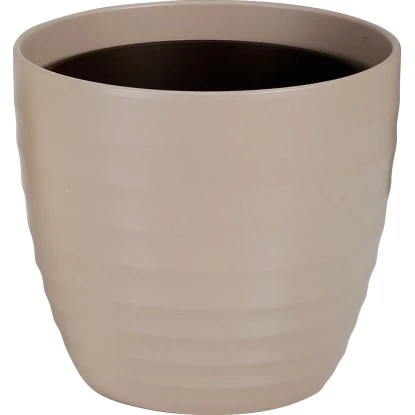 Scheurich Übertopf 923 Ø 28 Cm Taupe Mit Teku Innencontainer 1 Scheurich Übertopf 923 Ø 28 Cm Taupe Mit Teku Innencontainer