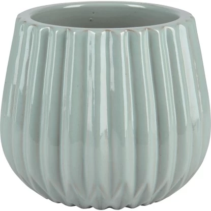 Pflanztopf Minimalist Zen Keramik Ø 20,5 Cm Mintgrau 1 Pflanztopf Minimalist Zen Keramik Ø 20,5 Cm Mintgrau