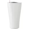 Lechuza Pflanzgefäß Delta Premium Ø 30 Cm X 56 Cm Weiß Hochglanz