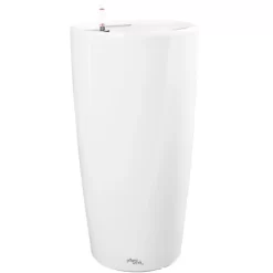 Pflanzwerk® Pflanzkübel Pipe Ø 34 Cm X 58 Cm Shiny Weiß