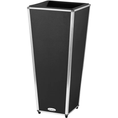 Amare Blumentopf Pur Fiberglas Design 33 Cm X 33 Cm X 76 Cm Schwarz 1 Amare Blumentopf Pur Fiberglas Design 33 Cm X 33 Cm X 76 Cm Schwarz