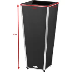 Amare Blumentopf Pur Fiberglas Design 33 Cm X 33 Cm X 76 Cm Schwarz 14 Amare Blumentopf Pur Fiberglas Design 33 Cm X 33 Cm X 76 Cm Schwarz -Schwingen Sie Ihre Topfpflanzen. 4251083908240 4655 6