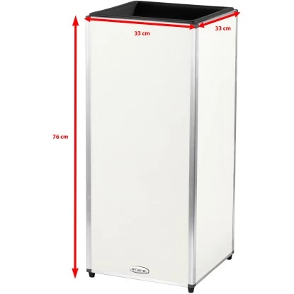 Amare Blumentopf Pur Fiberglas Design 33 Cm X 33 Cm X 76 Cm Weiß 6 Amare Blumentopf Pur Fiberglas Design 33 Cm X 33 Cm X 76 Cm Weiß – Bild 6