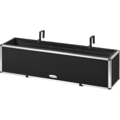 Amare Blumentopf Pur Fiberglas Design 205 Cm X 815 Cm X 205 Cm Schwarz