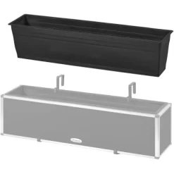 Amare Blumentopf Pur Fiberglas Design 205 Cm X 815 Cm X 205 Cm Schwarz -Schwingen Sie Ihre Topfpflanzen. 4251083908523 4655 3