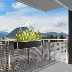 Amare Blumentopf Pur Fiberglas Design 205 Cm X 815 Cm X 205 Cm Schwarz -Schwingen Sie Ihre Topfpflanzen. 4251083908523 4655 7