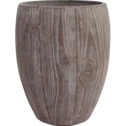 Vase Wood-Collection 25 Cm X 25 Cm X 30 Cm Natur