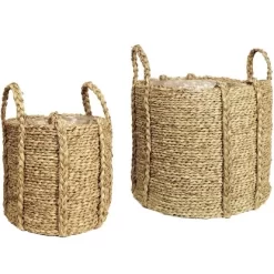 Franz Müller Korbübertopf Aus Seegras Ø 39 Cm X 33 Cm -Schwingen Sie Ihre Topfpflanzen. 463489 3436 2