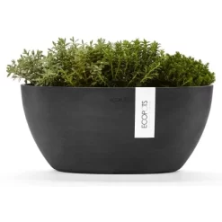 Ecopots Pflanztopf Sofia+WasBeh Dunkelgrau 30 Cm 7 Ecopots Pflanztopf Sofia+WasBeh Dunkelgrau 30 Cm -Schwingen Sie Ihre Topfpflanzen. 5413724307051 11012100 03