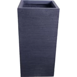 Pflanztopf Lille 49 Cm X 19,5 Cm X 19,5 Cm Dunkelgrau