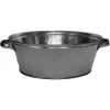 Zink-Wanne Mit Griffen 9,0 Liter Silber