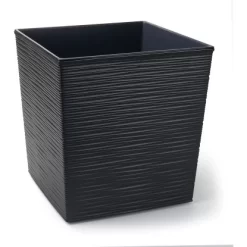 Orbis Pflanzgefäß Juka Eco Dluto 260 X 250 X 250 Mm Grau Strukturiert