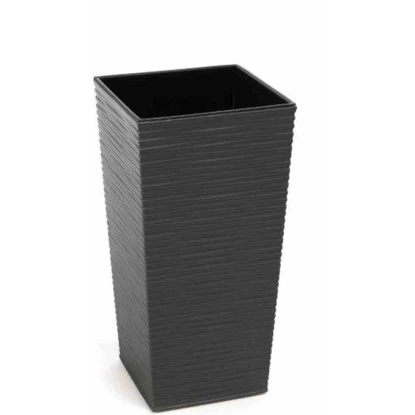 Siena Garden Pflanzgefäß Modern Nizza Graphit 40x40x75,3 Cm 1 Siena Garden Pflanzgefäß Modern Nizza Graphit 40x40x75,3 Cm