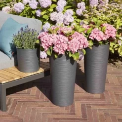 Siena Garden Pflanzgefäß Modern Locon Graphit Ø 25x46,5 Cm 11 Siena Garden Pflanzgefäß Modern Locon Graphit Ø 25x46,5 Cm -Schwingen Sie Ihre Topfpflanzen. 8630956 1346 6