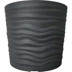 Siena Garden Pflanzgefäß Madrid Anthrazit Ø 35x30 Cm -Schwingen Sie Ihre Topfpflanzen. 8635088 1346 2