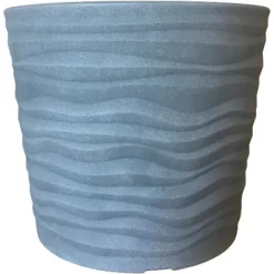 Siena Garden Pflanzgefäß Madrid Grau Ø 35x30 Cm -Schwingen Sie Ihre Topfpflanzen. 8635120 1346 2