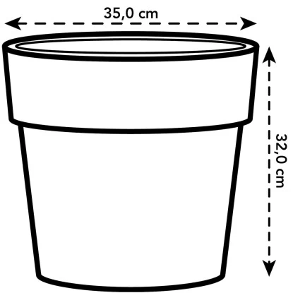 Elho Blumentopf B.for Original Mit Rollen Ø 35 Cm Ocker 4 Elho Blumentopf B.for Original Mit Rollen Ø 35 Cm Ocker – Bild 4