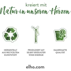 Elho Pflanztopf Vivo Next 30 Cm X 30 Cm X 30 Cm Living Black Mit Rollen -Schwingen Sie Ihre Topfpflanzen. 8711904499266 4667 06