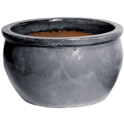 M Collections Pflanztopf Glazed Bavaria 47 Cm X 47 Cm Anthrazit Grau 1 M Collections Pflanztopf Glazed Bavaria 47 Cm X 47 Cm Anthrazit Grau