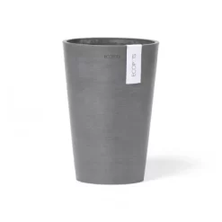 Ecopots Vase Pisa Grau 17,5 Cm X 3 Cm