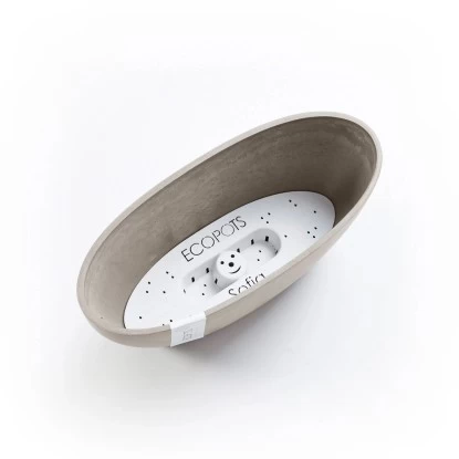 Ecopots Pflanzschale Sofia Braungrau 30 Cm X 130 Cm X 135 Cm 3 Ecopots Pflanzschale Sofia Braungrau 30 Cm X 130 Cm X 135 Cm – Bild 3