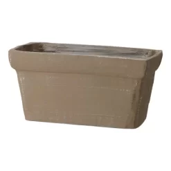 Pflanztopf Rechteckig 15 Cm X 30 Cm Braun