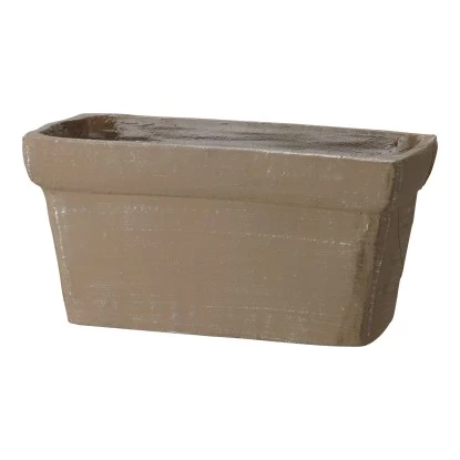 Pflanztopf Rechteckig 15 Cm X 30 Cm Braun 1 Pflanztopf Rechteckig 15 Cm X 30 Cm Braun