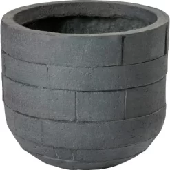 OBI Pflanztopf Gourdon Ø 25 Cm Anthrazit