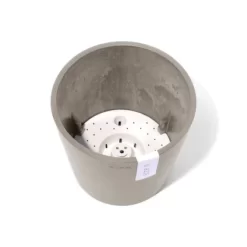 Ecopots Pflanztopf Amsterdam Taupe 20 Cm X 17,5 Cm -Schwingen Sie Ihre Topfpflanzen. am20WaterReservoirTaupe 20