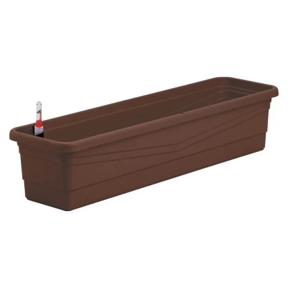 Ebertsankey Bewässerungs-Pflanzkasten Flora Premium 100 Cm Braun 1 Ebertsankey Bewässerungs-Pflanzkasten Flora Premium 100 Cm Braun
